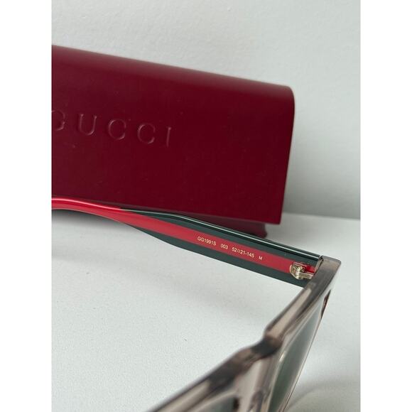 NEW Gucci GG1991S 003 Brown Square Sunglasses $395 main image 6